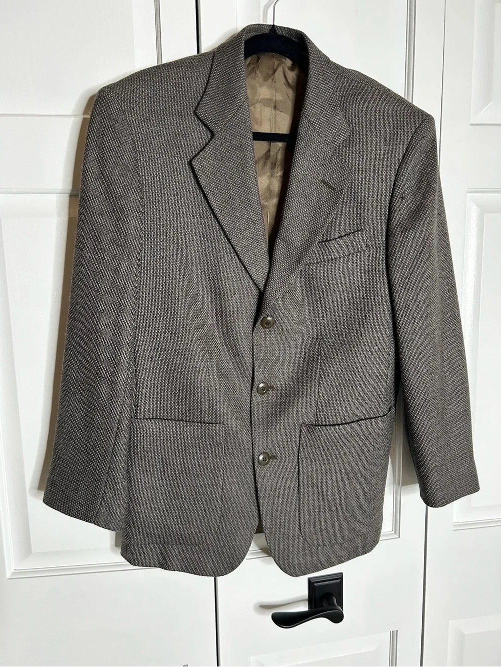 Bachrach Men's Gray Textured Sport Coat